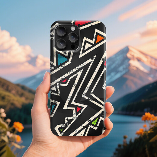 meskins苹果16pro手机壳15新款涂鸦保护套14新款卡通色彩肤质手感超薄磨砂男女新款原创设计来图定制照片 829 iPhone14Pro