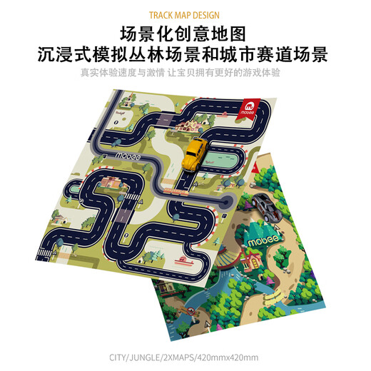mobee集库汽车礼盒小汽车玩具3-6岁5儿童合金车模型套装男孩生日礼物