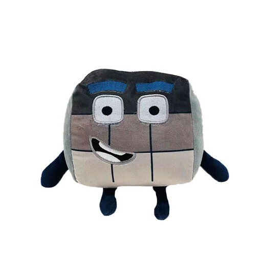 Chucan Numberblocks plush dolls digital building blocks toys children's digital enlightenment animation toys cross-border 10 (27cm /120g)