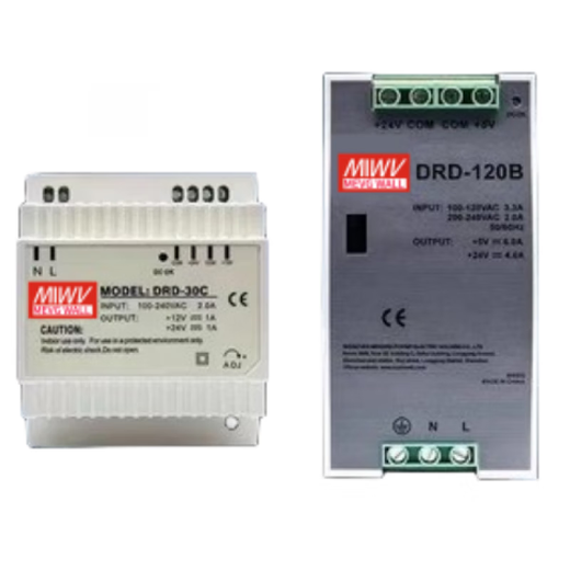 D/Meanwellmw Dual-Gruppen-Ausgangsschiene Typ DD-30W/50/60/100/120F5V/1DD- DD-5012V2A/24V1A