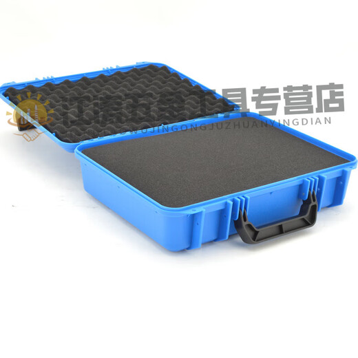 溥畔3527塑料仪器设备箱五金工具箱安全防护箱手提收纳箱产品包装 黑色空箱