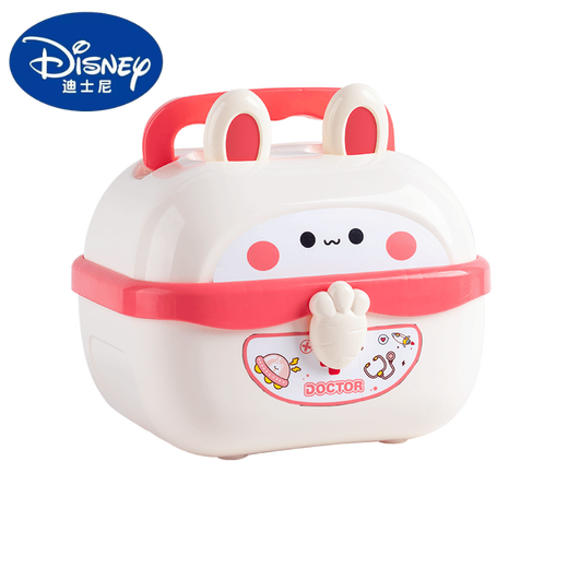 迪士尼（DISNEY）儿童小医生玩具套装女孩过家家听诊器打针扮演护士箱宝宝男孩 1【入门款1灯光】萌萌兔医生玩具