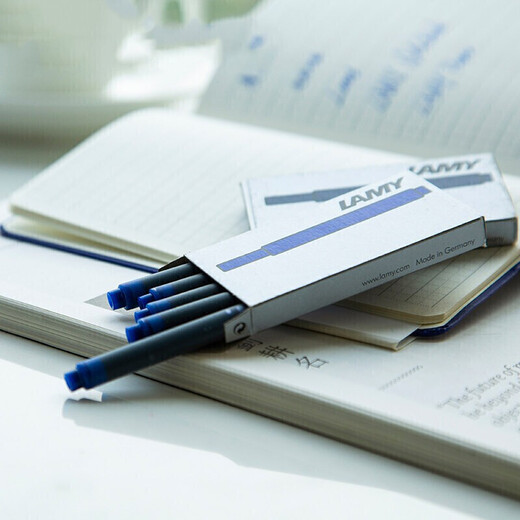LAMY pen ink core accessories ink gallbladder ink capsule T10 blue 5 pieces per box, convenient to use, imported from Germany