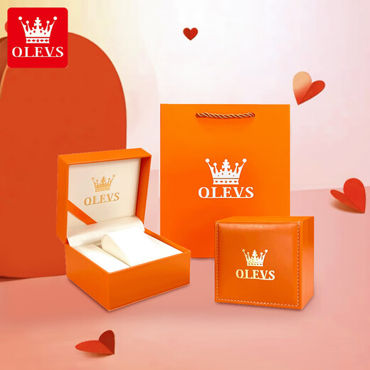 OLEVS women's watch mechanical fully automatic Swiss certified brand light luxury waterproof women's watch birthday gift for girlfriend