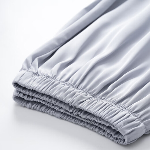 
Seven-colored men's cool ice silk pajama pants 2025 new summer thin solid color not easy to hook silk simple home clothing K15906 L 170_[80-100Jin[Jin equals 0.5 kg]]