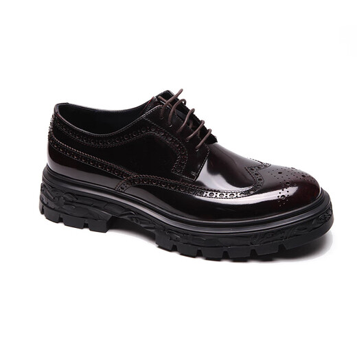 Shachi Men's Shoes Autumn Casual ISMT7B1585 Burgundy ISMT7B1583 COMPRAS DE CUERO NEGRO IMPORTADO COMPRA ISMT7B1585 BURGUNDY 37 El tamaño europeo es una talla única