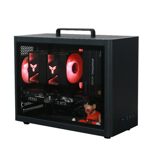 AMD R5 5600/RX7650GRE/6500XT mini host ITX complete portable DIY computer assembly machine desktop mini office desktop AI PC computer configuration nine丨R5 9600X/RTX5060