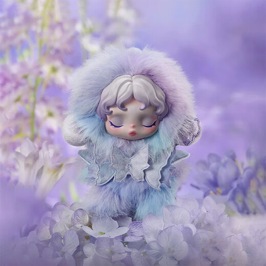 POP MART (POP MART) brand new authentic SKULLPANDA vinyl face plush pendant SP series blind box trendy toy gift SKULLPANDA series-new random blind box probability hidden