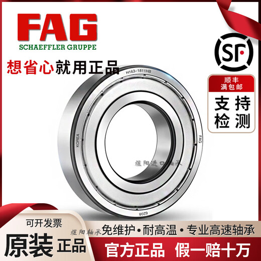 FAG Importierte Lager 6200 6201 6202 6203 6204 6205-2Z/2RZ/2RSR/C3 6200-2Z --- Metalldichtung