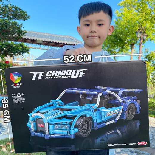 Compatible with small particle building blocks, racing aircraft, high difficulty assembled building blocks, racing model, toys, big gift box, 9230 beach tent building blocks [429 particles]