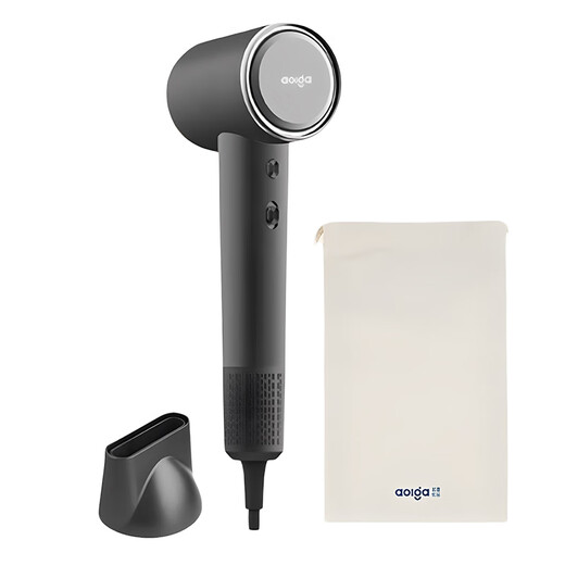 Aolga Premium Double 11 Promotion Aolga Home High-speed Hair Dryer Quick-drying Negative Ion Hair Dryer High Power Constant Temperature Hair Care Silent High Wind Dryer Hotel Same Style DF21 Gray Standard Version + Storage Bag