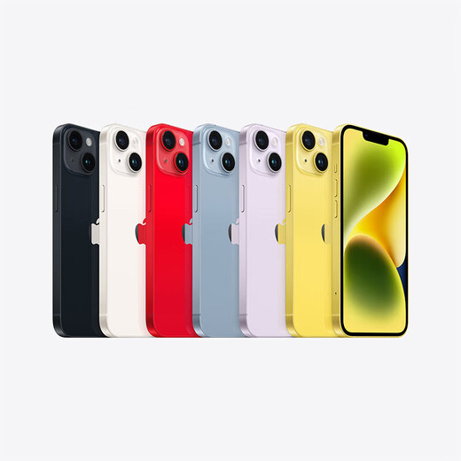 APPLE【即将售空】iPhone 14 苹果14手机 全网通5G 双卡双待智能手机 苹果14 6.1英寸 午夜色 128GB店保720天+配件礼包