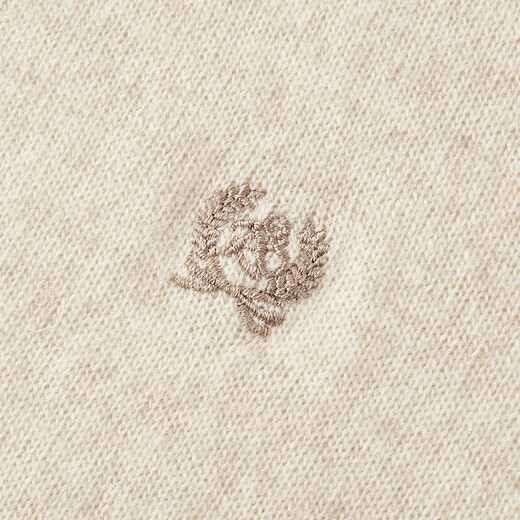 Semir knitted cardigan women's short fake two-piece round neck slimming 2025 winter embroidered woolen sweater 109725106001