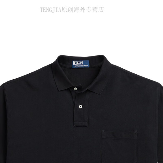 
Polo Ralph Lauren Men's Clothing Classic Large Cotton Mesh Olo Shirt RL16857 001-Black XL More Large