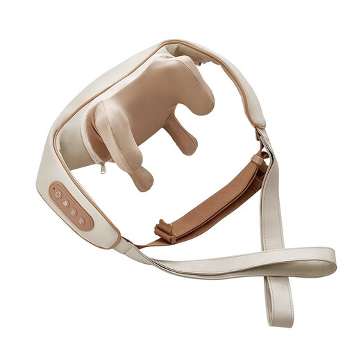 Midea cervical spine massager kneads shoulders, neck, waist and back, trapezius muscles, neck artifact, shawl massager, flagship model, 3-level massage heating function/removable and washable