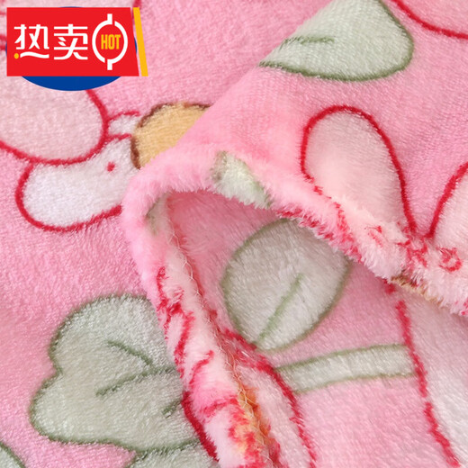 Famous and high-quality coral velvet blanket for nap, office sofa, air-conditioning blanket, summer sheet for single person, fall velvet small foot warmer for bed, Dinosaur Paradise multi-functional blanket/can be spread and covered, baby blanket-70*100cm, random color