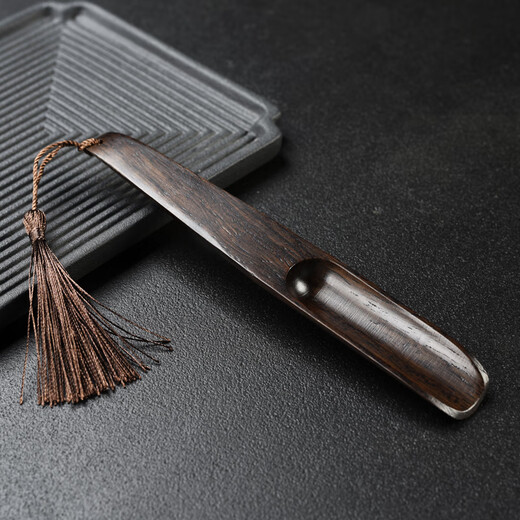 Wen Yijia ebony tea spoon tea spoon tea spoon household kung fu tea set tea ceremony accessories six gentlemen accessories ebony tea side