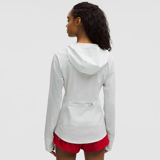 lululemon丨Mist Over 女士运动夹克 拒水 防晒 LW4BSRS 朦胧粉 线上专售 S /6
