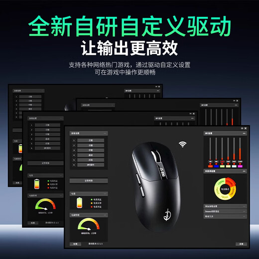 Tongtian Juggernaut M890 leichte Drei-Modus-Funkmaus GPW Allround-Flaggschiff-Spiel E-Sport-Maus Bildschirm Digitalanzeige Spielmakro PAW3311/3395 symmetrische Ergonomie Sakura Pink-3311-Smart-Screen-Anzeige-Makroprogrammierung-Dual 2K-Rücklaufquote