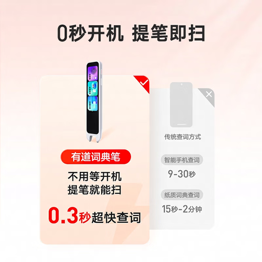 Youdao dictionary pen a7pro English reading pen official flagship a7 translation pen electronic dictionary store English-Chinese dictionary primary school to high school student scanning word learning machine translator basic model Youdao dictionary pen a7 32GB 3.48-inch screen