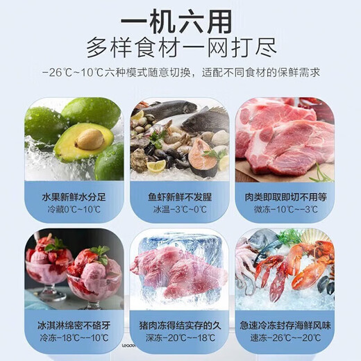 海尔（Haier）【免除霜一级能耗】家用冰柜大容量顶开门卧式冷冻柜商用冷柜单温速冻超低温深冷 519升 约装674斤【-26℃ 减霜80%】