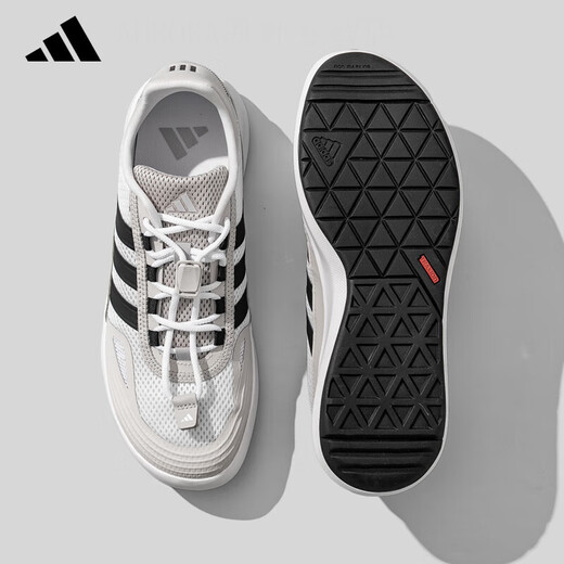 阿迪达斯 （adidas）新款男鞋女鞋跑步休闲运动鞋JP6630/JH9751/耐磨透气低帮黑白灰色 JH9756 36
