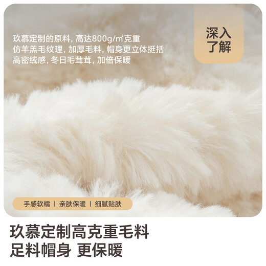 JIUMU теплая рыбацкая шапка из искусственной овечьей шерсти, осенне-зимняя маленькая шляпа-тазик с открытым лицом, шляпа-ведро, зимняя шапка, ветрозащитная и морозостойкая шапка для женщин