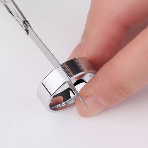 MZMZ platinum ring men's pt950 platinum ring plain ring high-end simple simple Valentine's Day gift for girlfriend Light luxury white gold-5MM wide ring number remarks when ordering