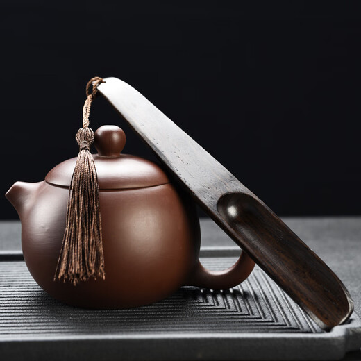 Wen Yijia ebony tea spoon tea spoon tea spoon household kung fu tea set tea ceremony accessories six gentlemen accessories ebony tea side