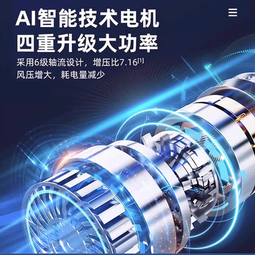 YOMO Car Vacuum Cleaner High Suction Power Car Wireless Handheld Vacuum Cleaner Home Car Small Portable Blow Vacuum Portable - F6001