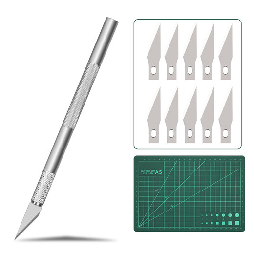 Factory No. 1 DIY paper carving knife hand-cut paper carving knife student set paper carving model tool carving pen knife pad