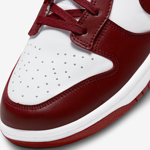 Nike (NIKE) [Trendy] Men's Shoes Dunk Low Retro Team Red Retro Low Top Lightweight and All-match Casual Board Shoes DD1391-601 40