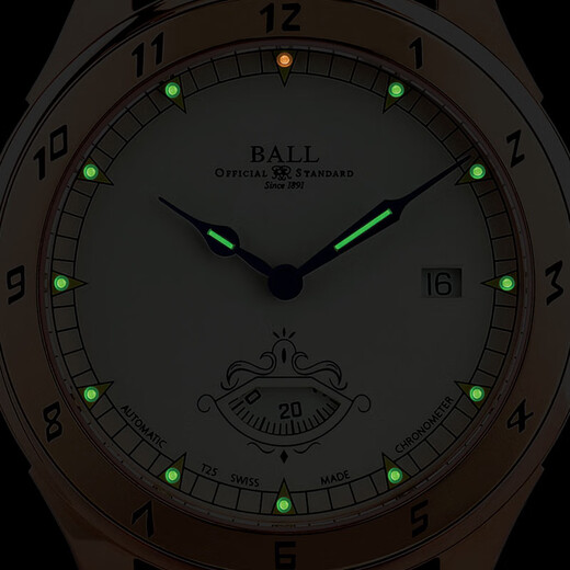 Boel Railway Erbe Serie 18k Rose Gold Uhr NM1098d Rui Uhr Uhr