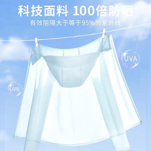 Children's sun protection clothing girls summer sun protection clothing anti-UV 2025 new summer clothing boys ice silk thin jacket solid color Hao white 140