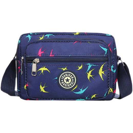 All-Match-bedruckte Mini-Tasche Leichte Stoffbeutel für Frauen 2025 NEUER HAND HLENDE MENTER ART MUTTER BAG CROSSBODY SABE Schwarz