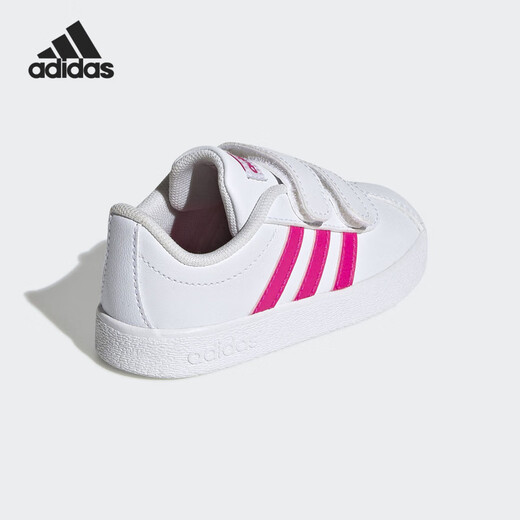 Adidas (adidas) adidas 2023 Summer New VL Court 2 Sneakers Velcro pour enfants EG3890 21