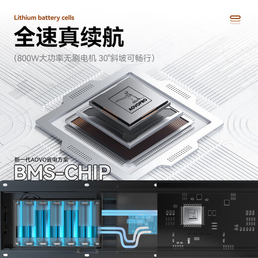 AOVOPRO electric scooter, foldable electric scooter for adults, portable mobility lithium battery, long-life driving scooter, two-wheel mobility scooter, 42V high-end seat version - double shock absorption/about 50 kilometers