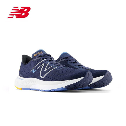 NEW BALANCE/NB 880 V13系列男女款运动舒适跑步鞋 汇跑体育 M880N13-D 蓝白-男 40