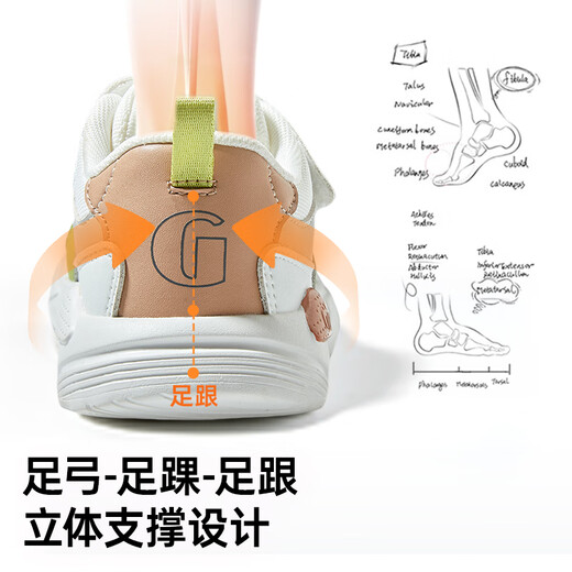 Kenoble Kenoble Toddler Chaussures pour le printemps et l'automne des hommes et des femmes pour enfants rétro chaussures de sport respirantes Gy1628 blanc 160 mm