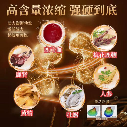 
Good Time Deer Whip Deer Antler Blood Yam Wubian Pills can help men delay erection to nourish the kidneys and strengthen yang and become hardened premature ejaculation