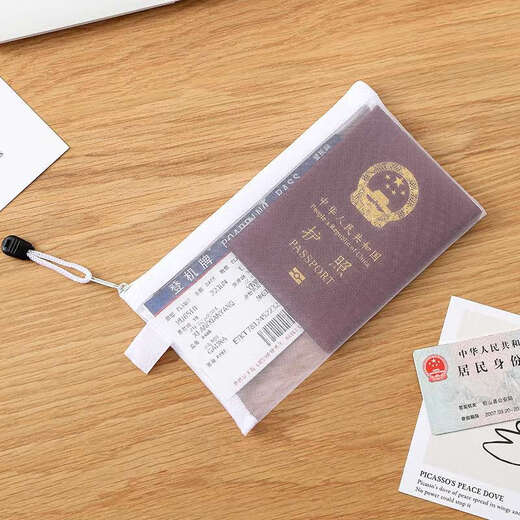 咏幻护照收纳包证件卡包文件袋家用便携式旅行出国随身机票随身保护套 套装小号+中号+大号 适合家庭出