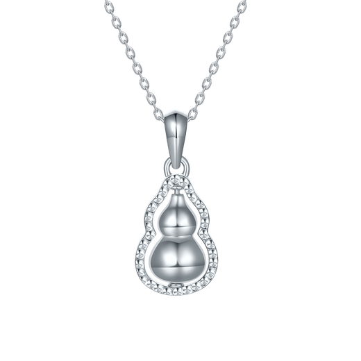 Saturday Fu PT950 platinum pendant for women platinum gourd Fulu birthday gift B0421071 without chain, about 3.34g