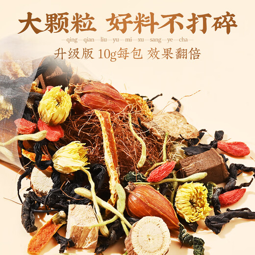 Beijing Tongrentang Maisschal Tee Maulbeerblatt Tee Sensen Blutdruck Tee Beijing Tongrentang Mais Schal Maulbeerblatt Tee grüne Geld Liu reduziert drei Blut -Ganoderma lucidum -Upgrade [1 Box] 15 gezielte Formeln gezielte Formeln