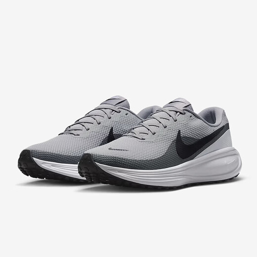 Nike NIKE Men's Running Shoes Cushioning REVOLUTION 8 Sports Shoes HJ9198-004 Ash 42