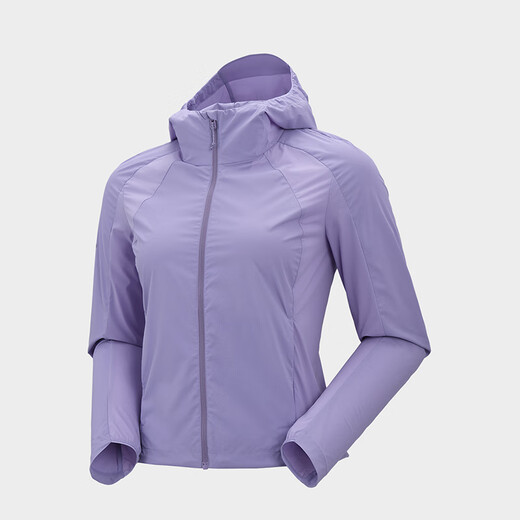 凯乐石（KAILAS） 户外运动登山徒步纯色连帽轻薄风衣 女款 苍山翠 L
