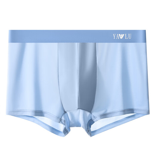 
Yalu underwear men's ice silk boxer shorts breathable sports thin summer boxer shorts boys 9905 black + dark gray + light blue + light green 4 strips L 80-100Jin [Jin equals 0.5 kg]