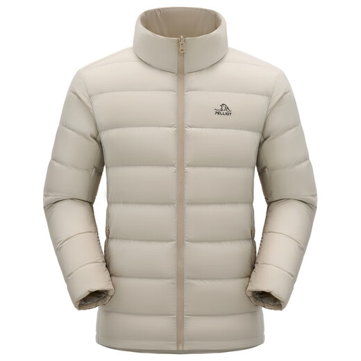 Pelliot Mountain Classic 2.0 Gooseberry Inner Waterproof Windproof Warm Mountaineering Suit Outdoor Three-in-One Shock Clothes Men and Women [Men] Light Beige Removable Gooseberry Inner S