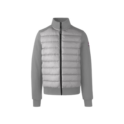 Canada Goose Hybridge Huron Full Full Zip Down Knit Veste Big Goose Veste 6620M 9717 Flower Greystone L