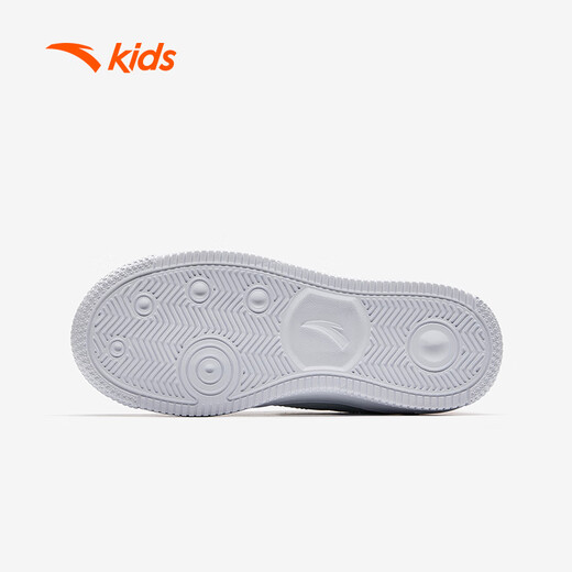 ANTA Children's Sports Shoes for Girls 2025 Trendy Versatile Classic Campus White Shoes Easy Sneakers A22538088
