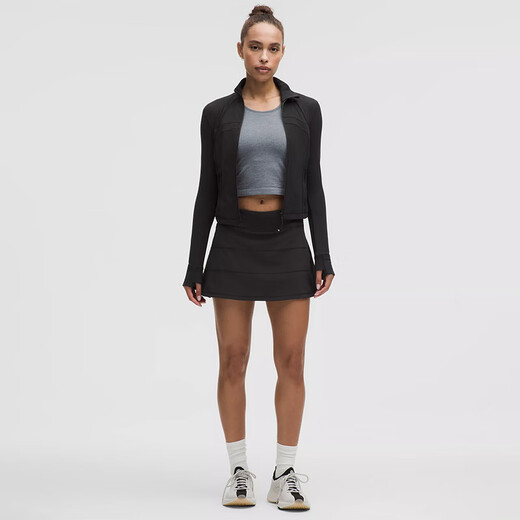 Lululemon丨Define Women's Sports Short Jacket *Ribbed Nulu Wicking LW3HB6S Black XS /4